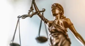 Lady justice statue